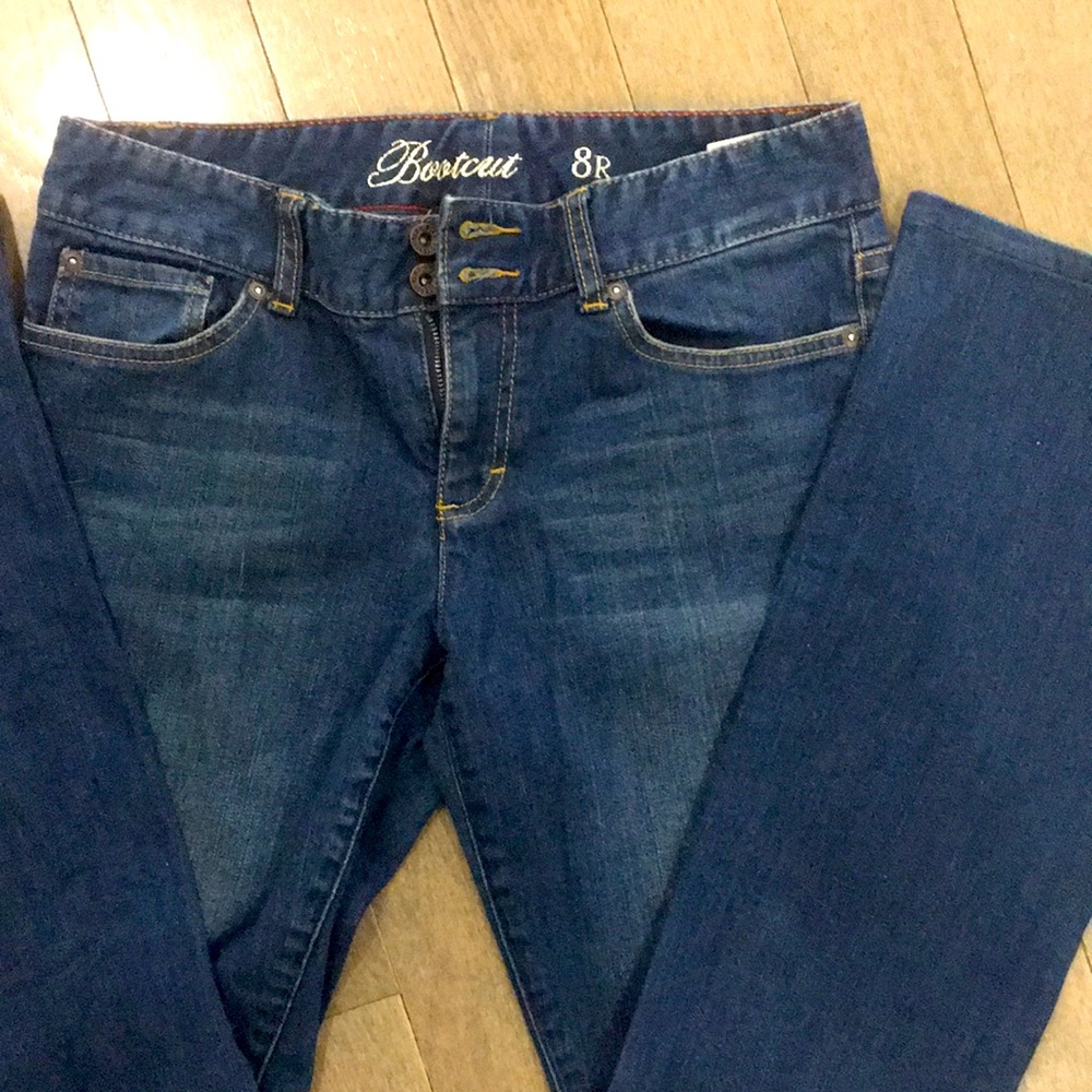 Tommy Hilfiger Womens Bootcut Jeans Relaxed Stretch Low Rise Size 8 Reg